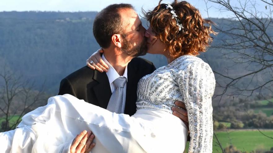 Sílvia Caballol y Xavier Novell han podido casarse por la Iglesia