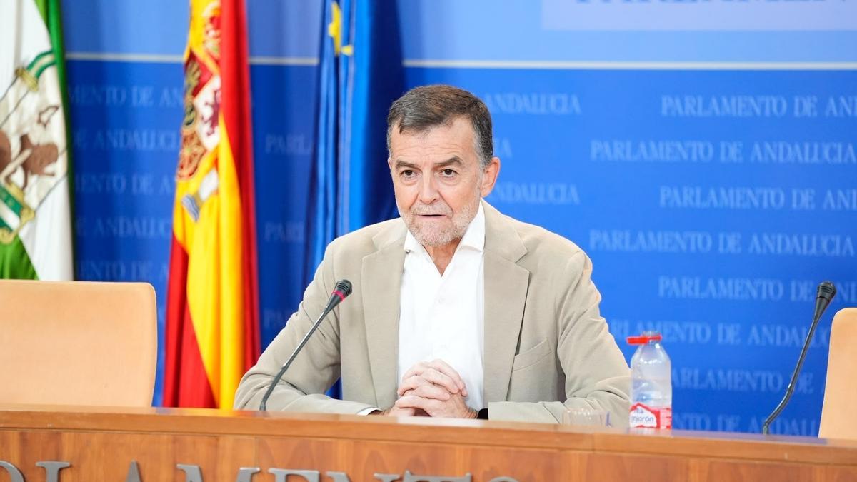 El coordinador federal de Izquierda Unida (IU) y portavoz de Por Andalucía, Antonio Maíllo.