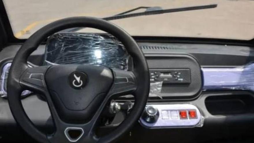 Salpicadero del coche.