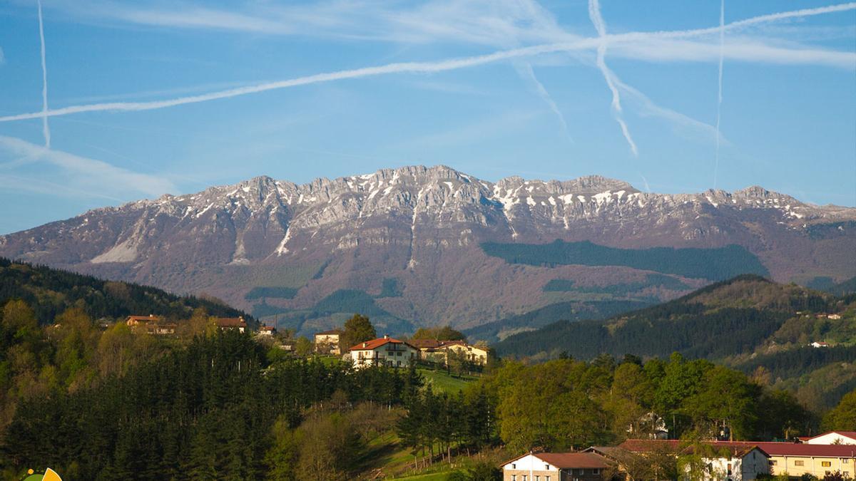 Vista general del Parque Natural Aizkorri.