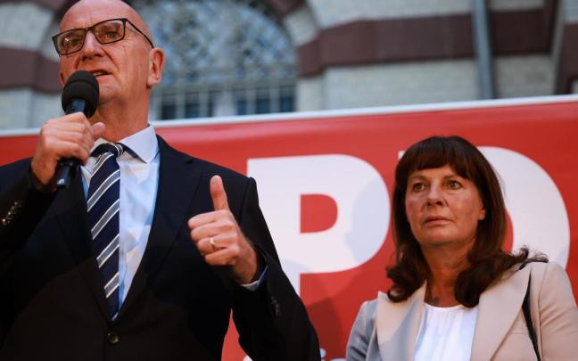 El jefe del gobierno regional saliente y líder del SPD, Dietmar Woidke / CLEMENS BILAN El jefe del gobierno regional saliente y líder del SPD, Dietmar Woidke