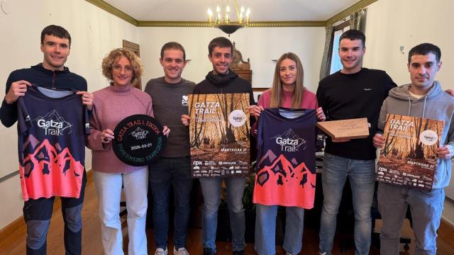 Presentación de la primera edición de Gatza Trail, que se disputará este 21 de marzo.