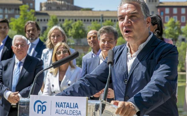 El coordinador general de los populares, Elías Bendodo