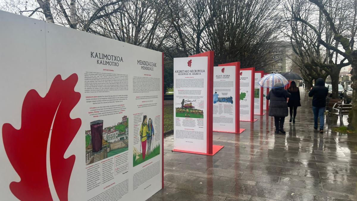 La muestra supone un recorrido por la cultura, tradiciones o paisajes de Bizkaia