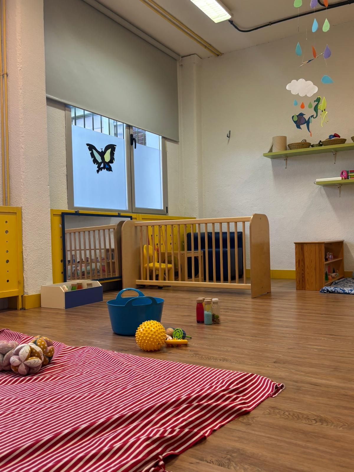 La intervención en la Haurreskola se ha centrado en las paredes