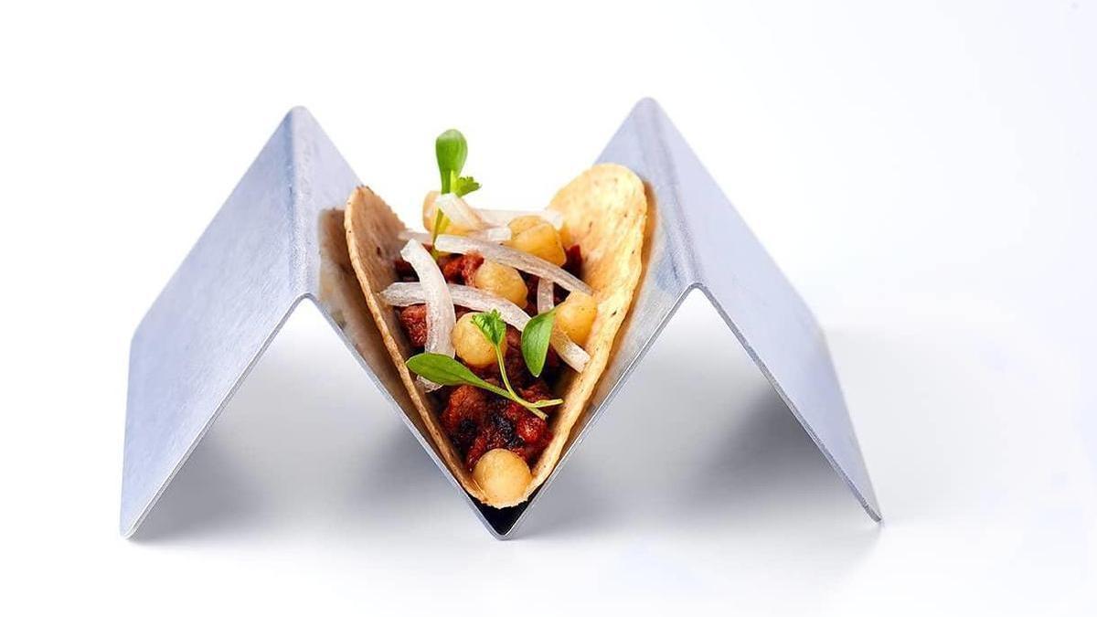 Taco pastor, una receta tradicional de México.