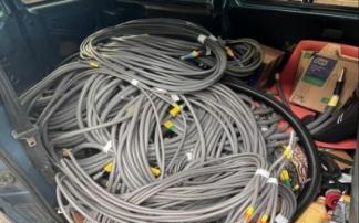 Cable robado en una empresa de Beasain. DEPARTAMENTO DE SEGURIDAD