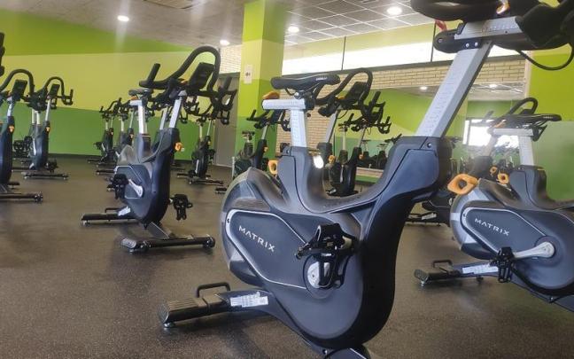 Las nuevas bicicletas de spinning del polideportivo Antzizar de Beasain.