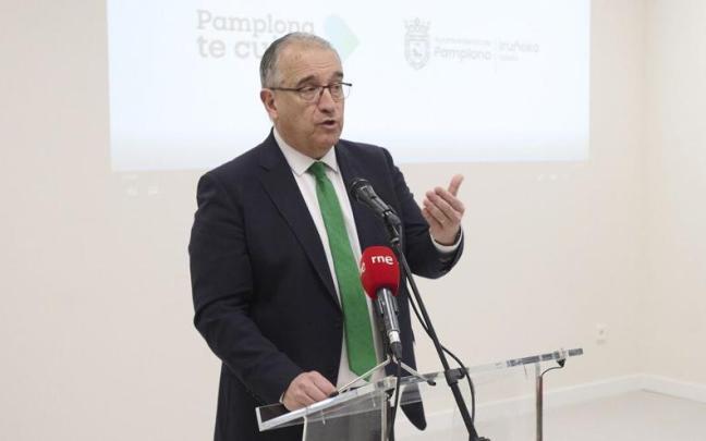El alcalde de Pamplona, Enrique Maya. El alcalde de Pamplona, Enrique Maya.