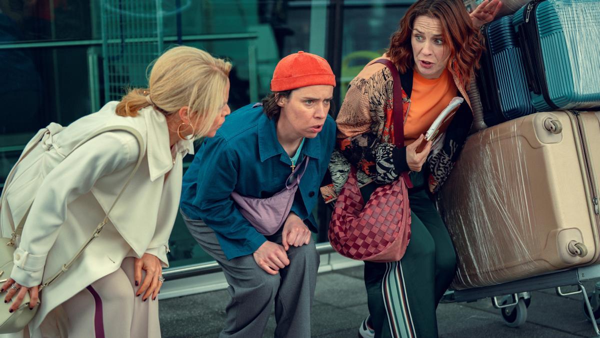 Las tres protagonistas de 'Cómo llegar al cielo desde Belfast'.