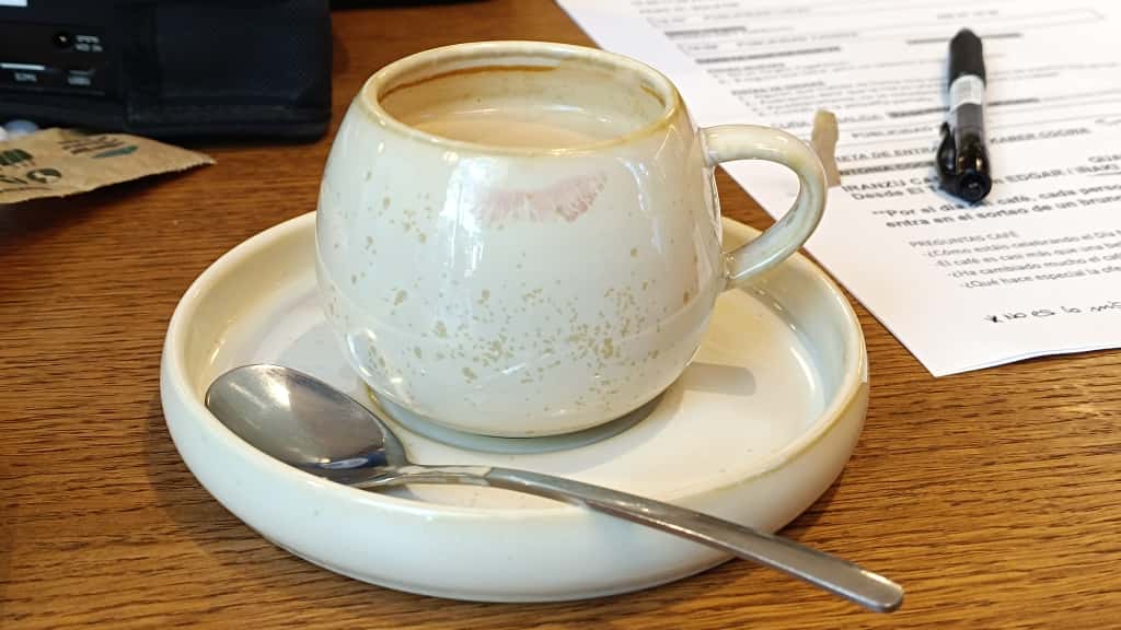 Una taza de café de El Treze