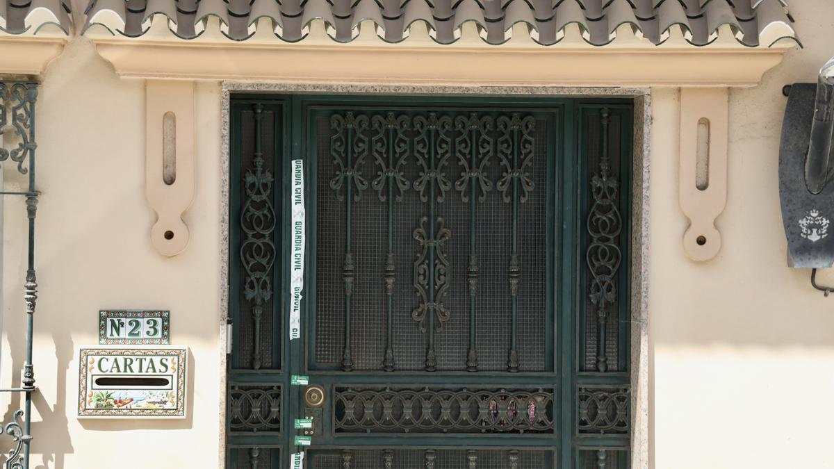 Vivienda donde se cometió el doble crimen.