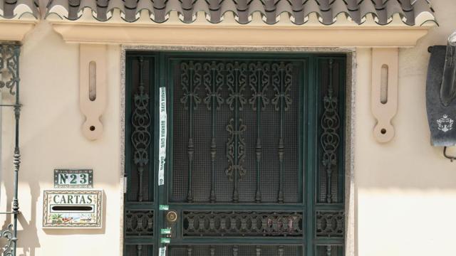 Vivienda donde se cometió el doble crimen.