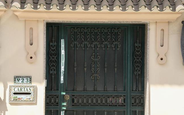 Vivienda donde se cometió el doble crimen.