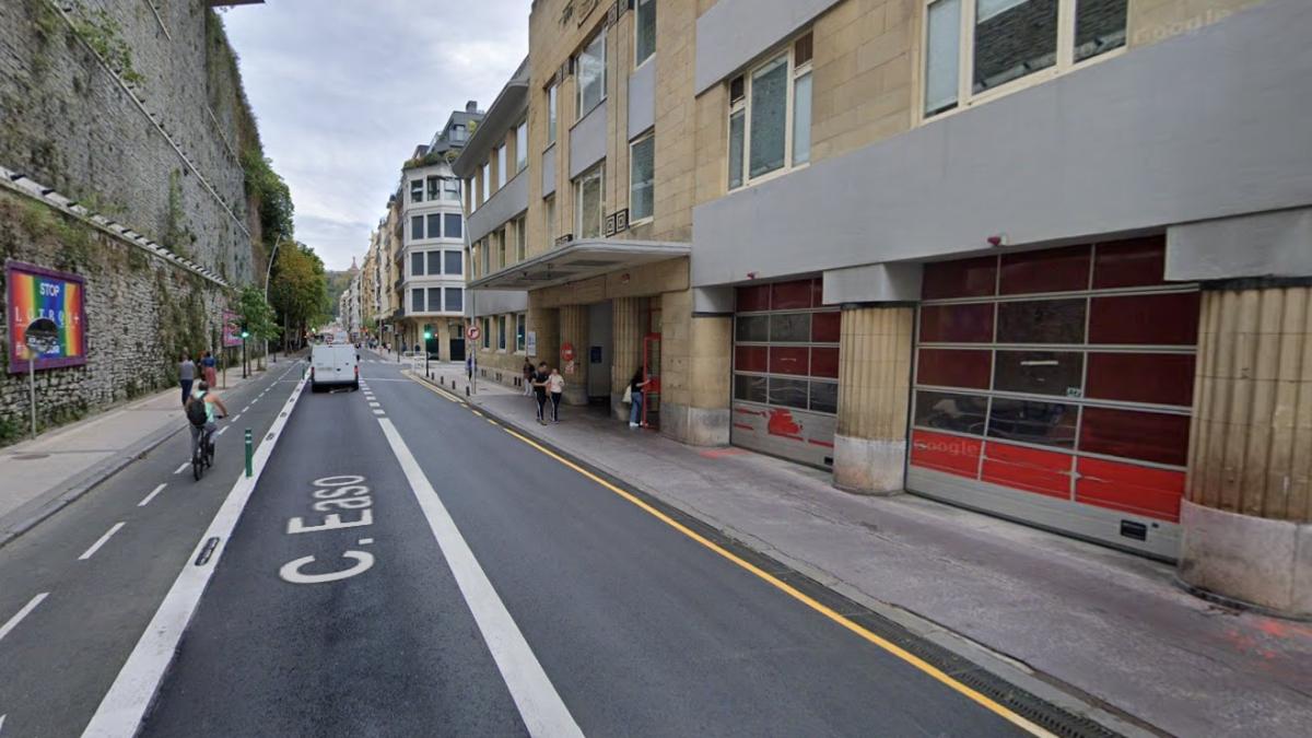 Calle Easo de Donostia, en una imagen de Google Maps
