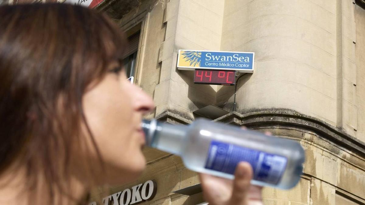 Una jornada muy calurosa en Pamplona Unai Beroiz