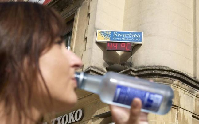 Una jornada muy calurosa en Pamplona Unai Beroiz