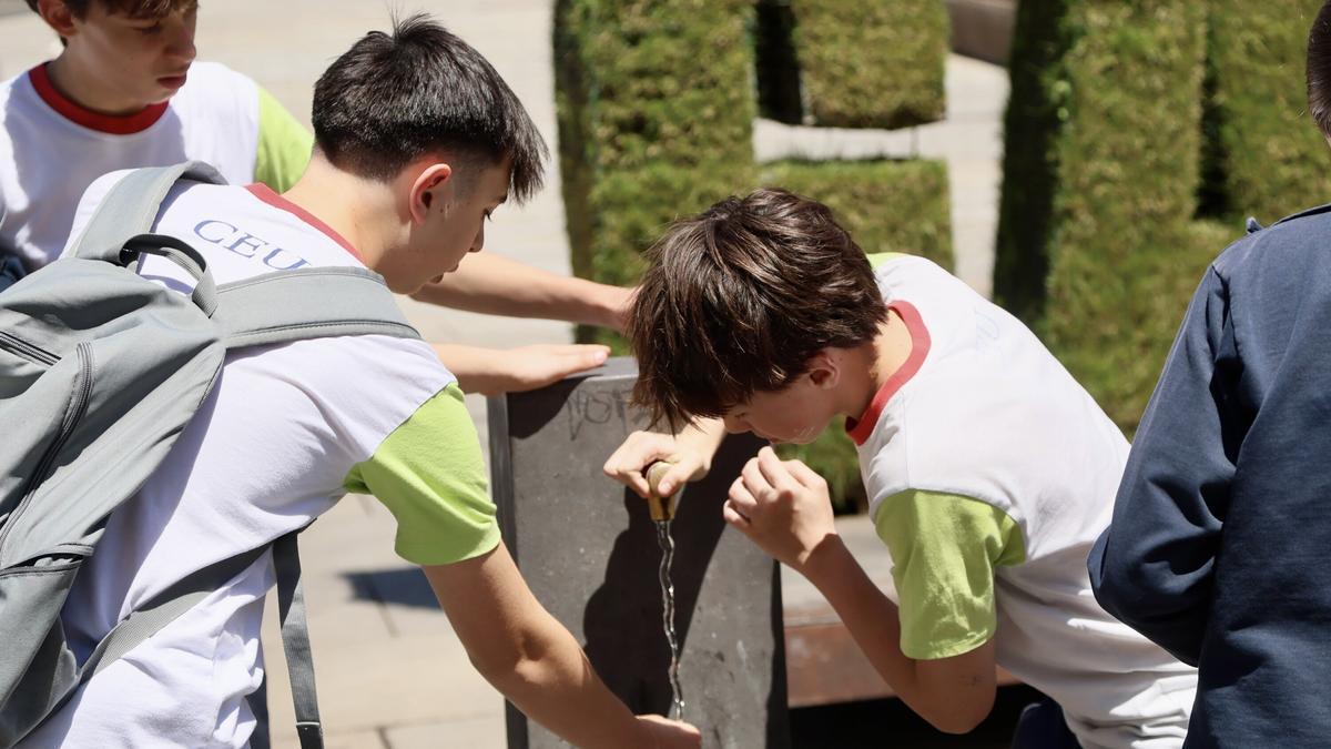 El calor no da tregua en Gasteiz Pilar Barco