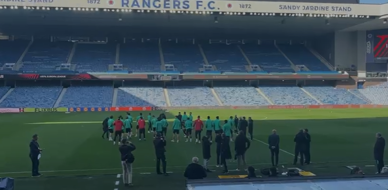 El Athletic sobre el verde de Ibrox