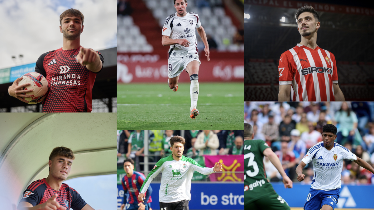 Los jugadores del Athletic cedidos en la Liga Hypermotion