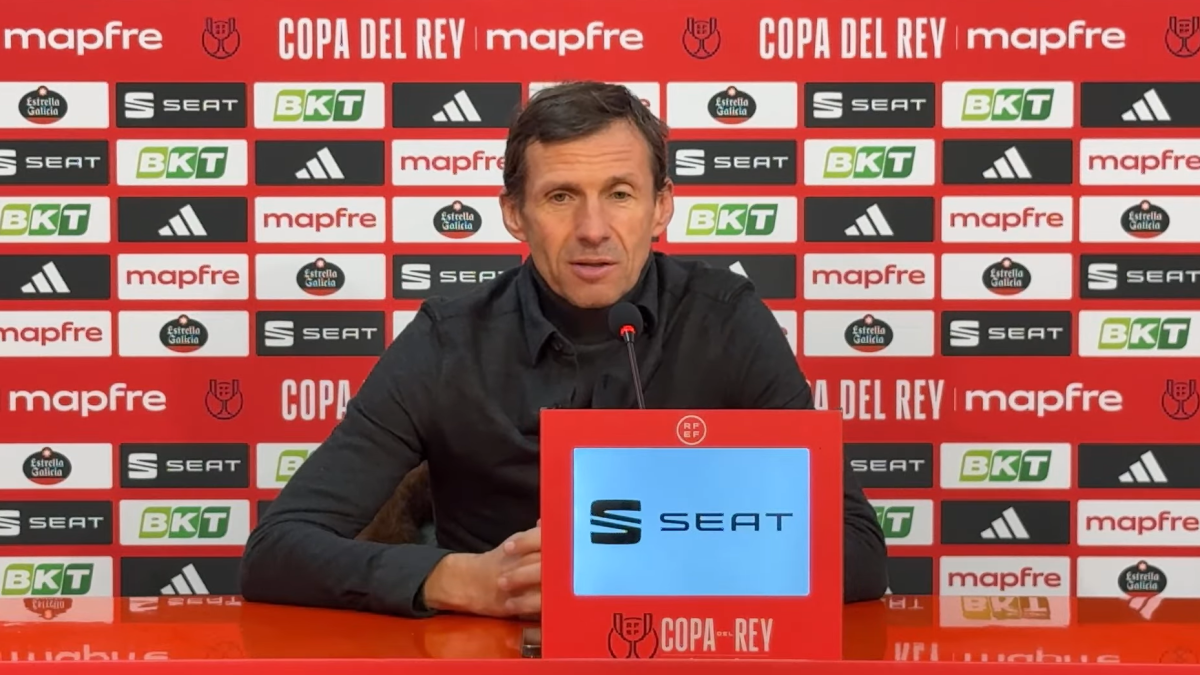 Ziganda durante la rueda de prensa de esta mañana / Youtube 