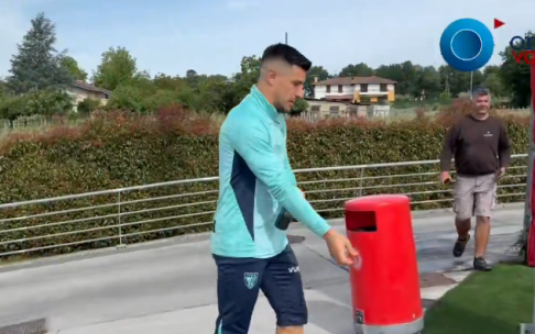 Yuri Berchiche se ejercita con normalidad / Imanol Vilella