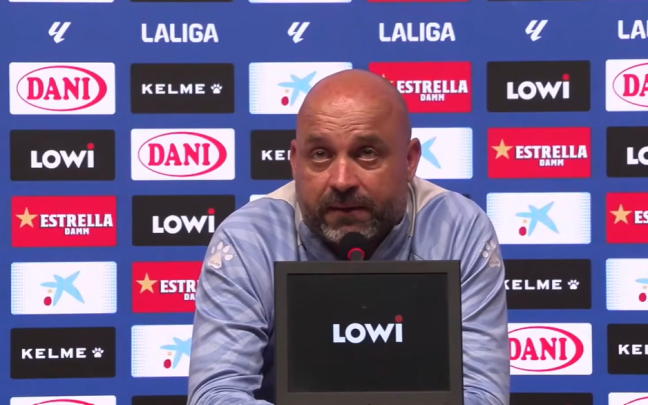 Manolo González durante la rueda de prensa previa al partido / Athletic Club