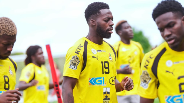 Iñaki Williams durante un entrenamiento de Ghana / BlackStarsGhana