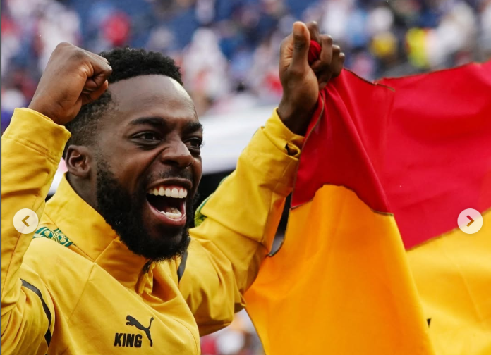 Iñaki Williams celebra la clasificación de Ghana para la siguiente ronda / @GhanaBlackStars