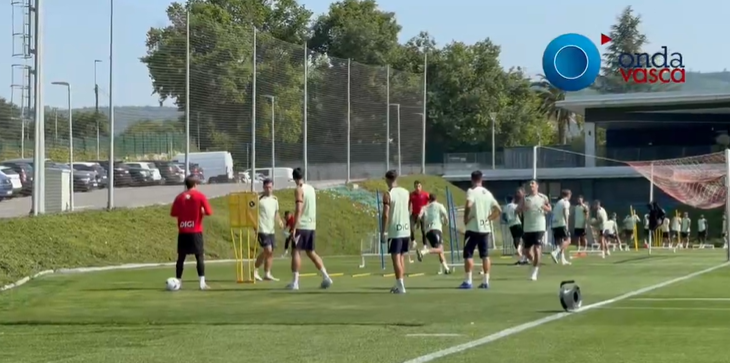 Imagen de la sesión de hoy en Lezama / Imanol Vilella