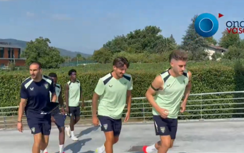 Unai Vencedor se ha ejercitado por primera vez a las órdenes de Terzic / Imanol Vilella