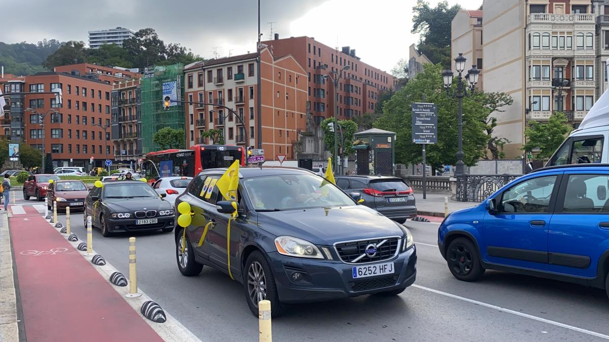 Sin incidencias tras la llegada de la caravana de coches de EUSPEL