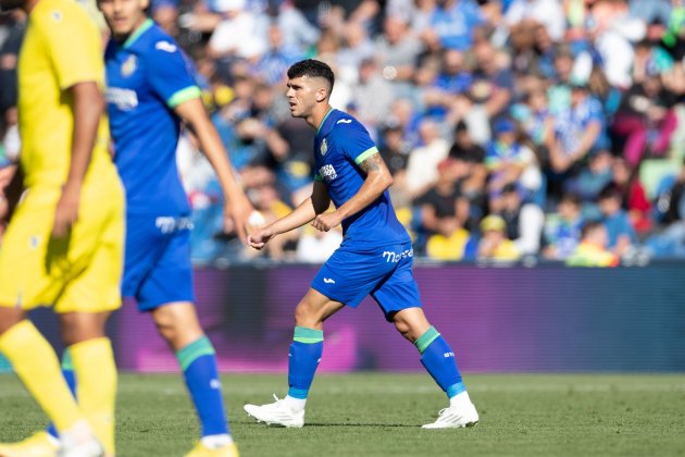 Carles Aleña durante un partido con el Getafe. Foto: Europa Press