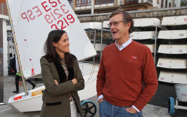 Camen Galdós junto a Manuel Sendagorta. Foto: RCMA-RSC