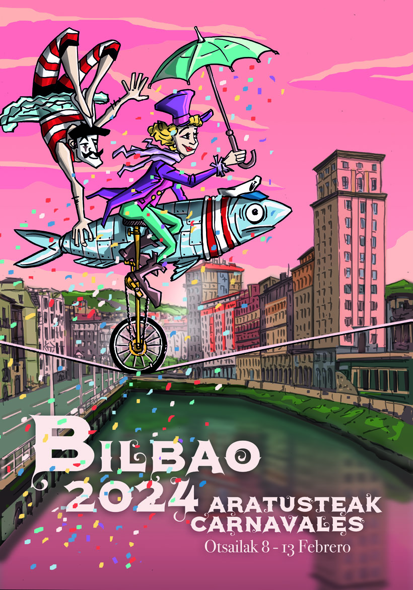 Imagen del carnaval de Bilbao 2024. AYUNTAMIENTO DE BILBAO