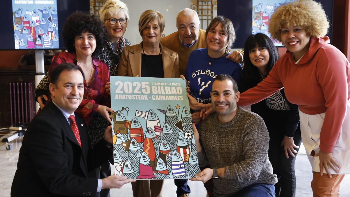 la participación ciudadana, clave para la elección de la imagen del Carnaval de Bilbao 2025, con 4.119 votos emitidos, tanto presenciales como online.