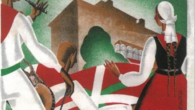 Cartel Aberri Eguna 1932-Bodas de Oro Nacionalismo Vasco