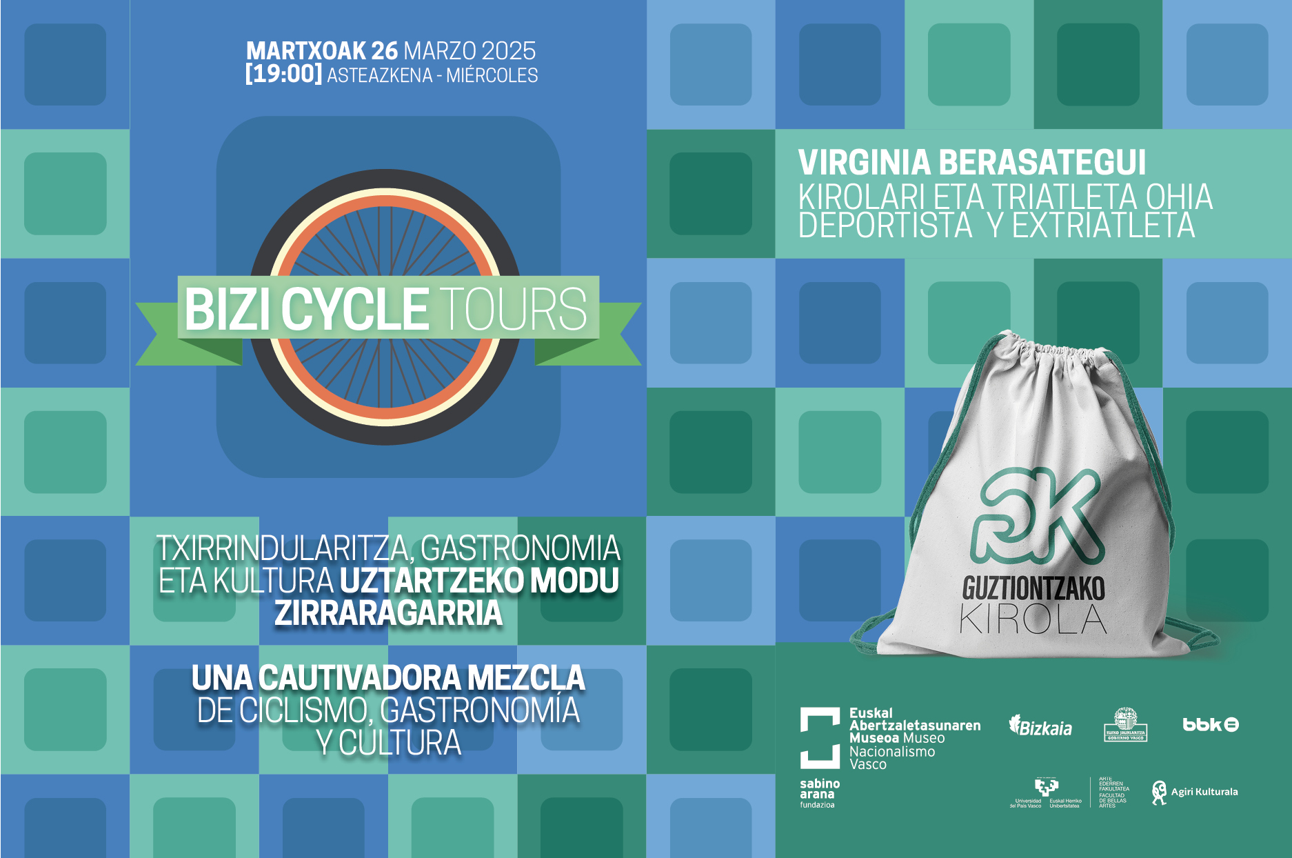 Cartel Bizi Cycle Tours