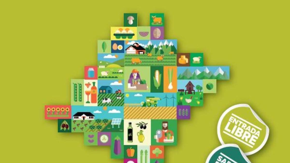 Cartel de la primera feria del Cooperativismo Agroalimentario de Navarra