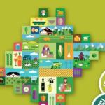 Cartel de la primera feria del Cooperativismo Agroalimentario de Navarra