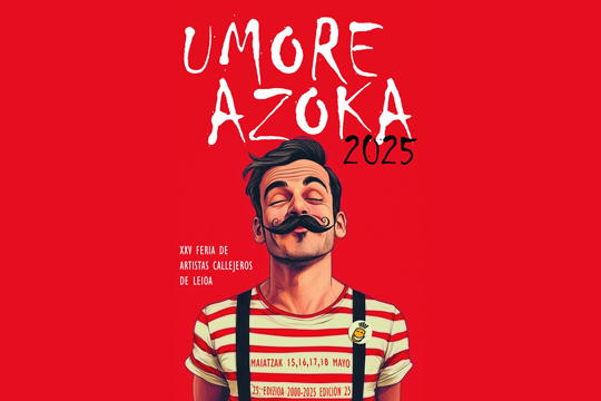 Cartel de la 25ª edición de la Umore Azoka. 