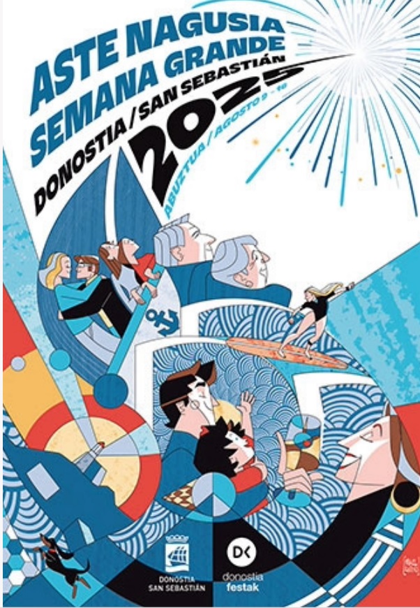 Cartel de la Semana Grande de Donostia 2025