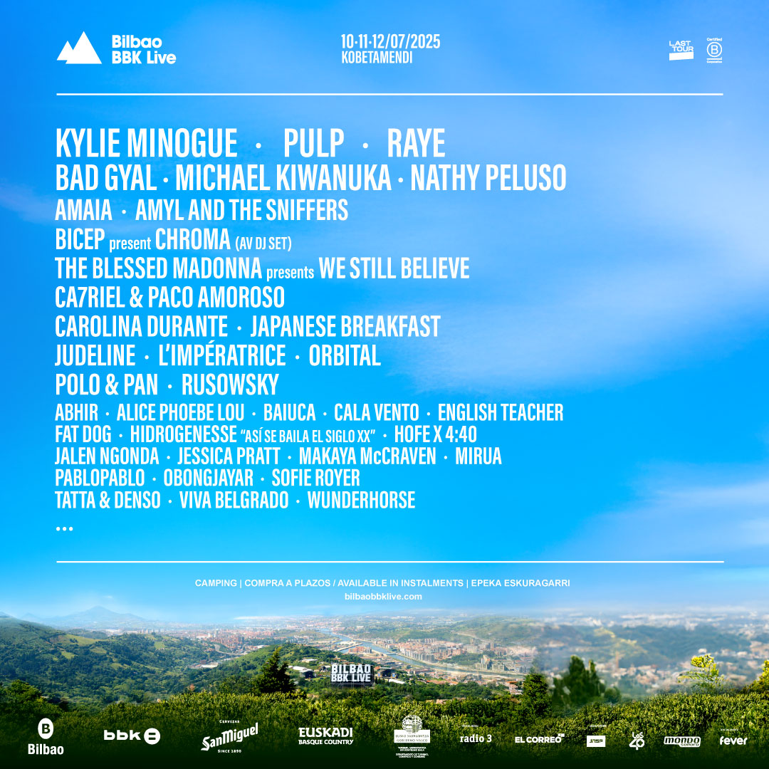 Cartel del Bilbao BBK Live 2025. WEB DEL FESTIVAL