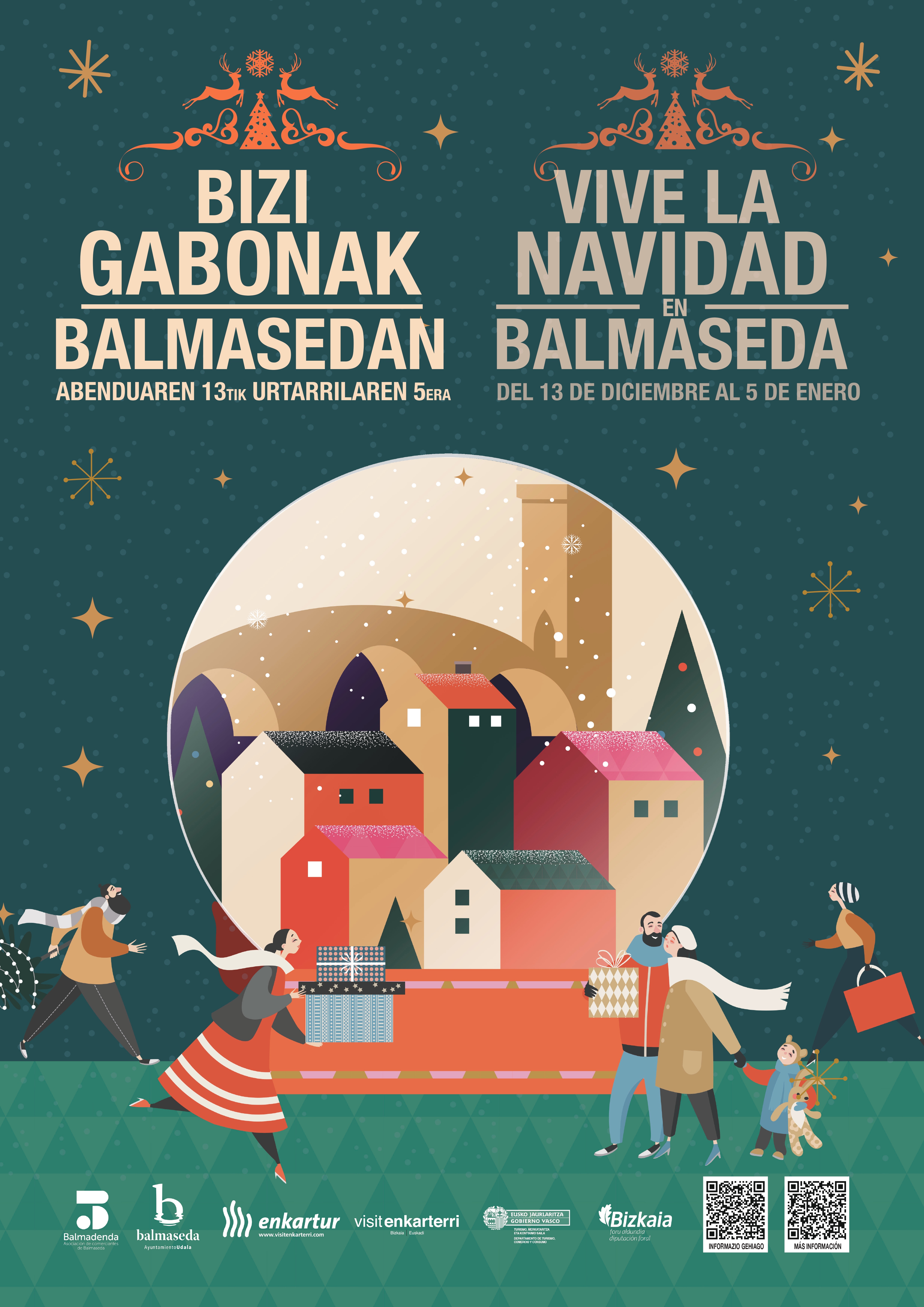 Cartel de navidad en Balmaseda 2024 Cartel de navidad en Balmaseda 2024