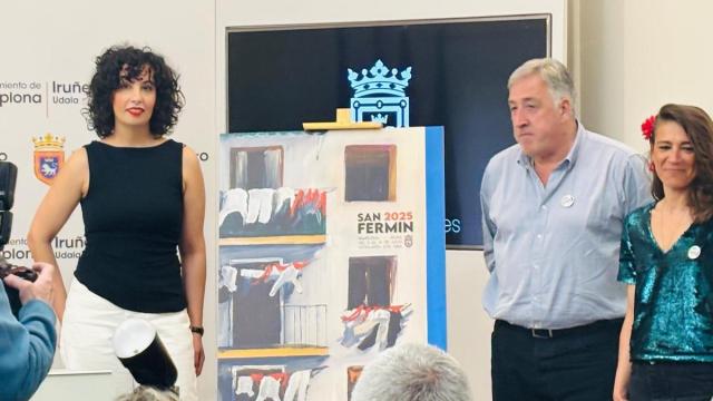 Sandra Nadal Vital, presenta 'Hogar pamplonica', el cartel que anunciará San Fermín 2025. Mariví Salvo Sandra Nadal Vital, presenta 'Hogar pamplonica', el cartel que anunciará San Fermín 2025. Mariví Salvo