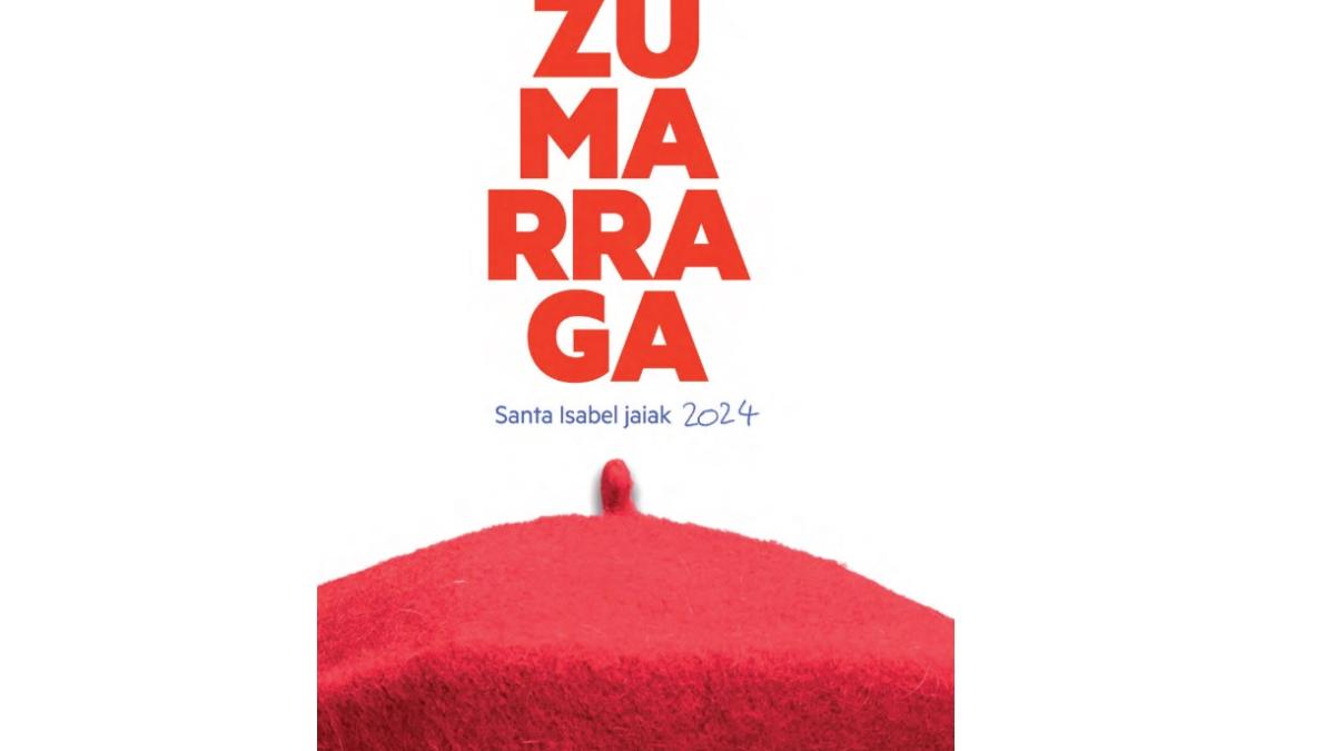 Cartel de las fiestas de Santa Isabel 2024 de Zumarraga