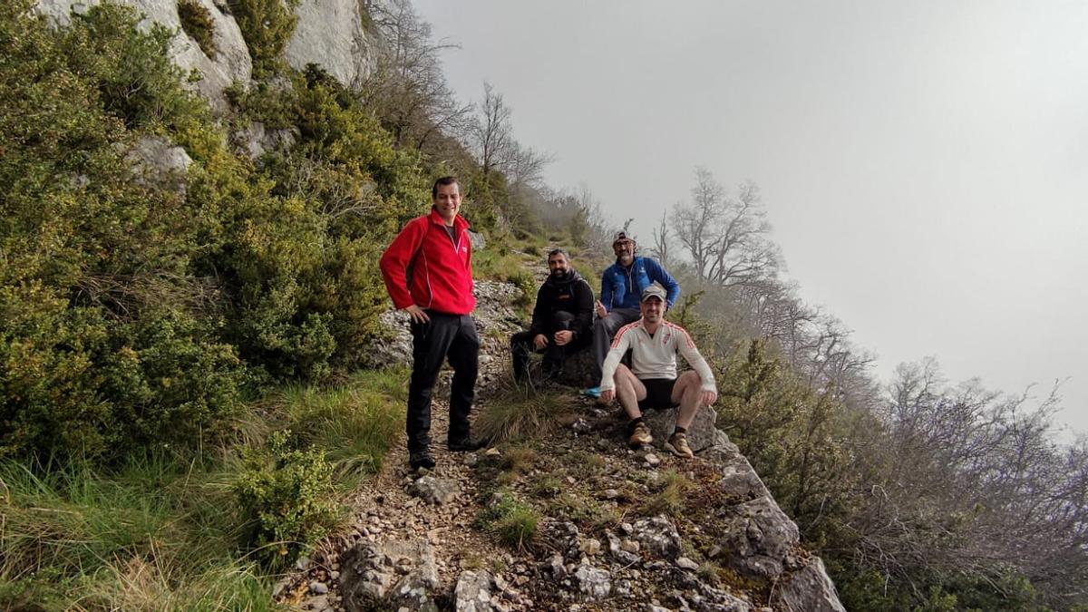 El sendero es muy sencillo de seguir