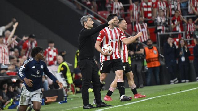 Ernesto Valverde durante el Athletic-Manchester United disputado en San Mamés. Foto: OSKAR GONZALEZ Ernesto Valverde durante el Athletic-Manchester United disputado en San Mamés. Foto: OSKAR GONZALEZ