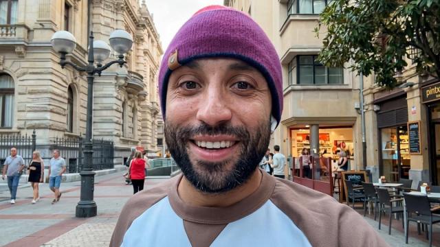 Nicholas Joseph en su visita a Bilbao