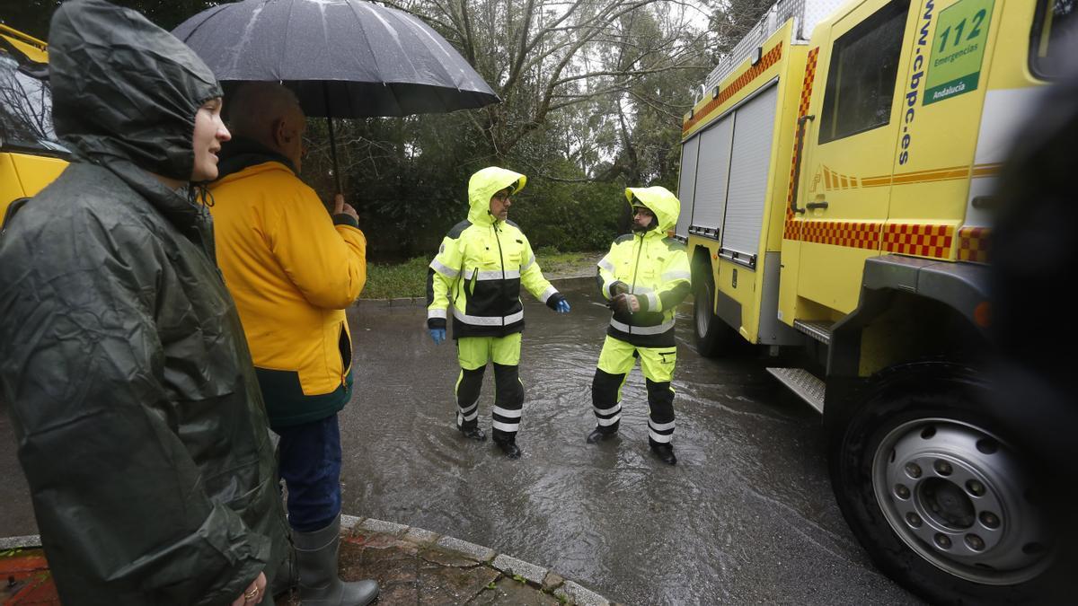 Los bomberos se han movilizado ante los efectos de la borrasca Leonardo.